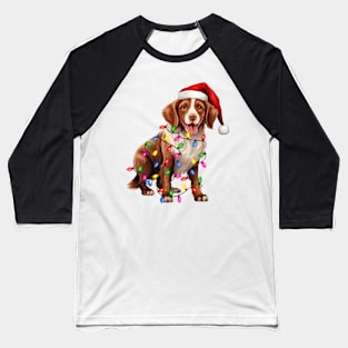 Christmas Brittany Baseball T-Shirt